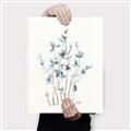 Picture of Blue Leaves II  _GroupedProduct_Rectangle_Portrait_Canvas_