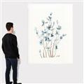 Picture of Blue Leaves II  _GroupedProduct_Rectangle_Portrait_Canvas_