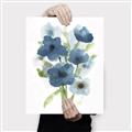 Picture of Blue Poppies I  _GroupedProduct_Rectangle_Portrait_Canvas_