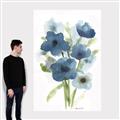 Picture of Blue Poppies I  _GroupedProduct_Rectangle_Portrait_Canvas_