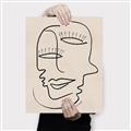 Picture of Two Faced I  _GroupedProduct_Rectangle_Portrait_Canvas_