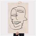 Picture of Two Faced I  _GroupedProduct_Rectangle_Portrait_Canvas_