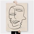 Picture of Two Faced I  _GroupedProduct_Rectangle_Portrait_Canvas_