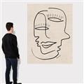 Picture of Two Faced I  _GroupedProduct_Rectangle_Portrait_Canvas_