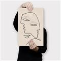 Picture of Two Faced II _GroupedProduct_Rectangle_Portrait_Canvas_