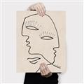 Picture of Two Faced II _GroupedProduct_Rectangle_Portrait_Canvas_