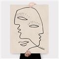 Picture of Two Faced II _GroupedProduct_Rectangle_Portrait_Canvas_