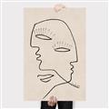 Picture of Two Faced II _GroupedProduct_Rectangle_Portrait_Canvas_