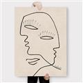 Picture of Two Faced II _GroupedProduct_Rectangle_Portrait_Canvas_