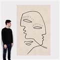 Picture of Two Faced II _GroupedProduct_Rectangle_Portrait_Canvas_