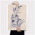 Picture of Blue Botanical II _GroupedProduct_Rectangle_Portrait_Canvas_