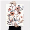 Picture of Pink Poppy Linen _GroupedProduct_Rectangle_Portrait_Canvas_
