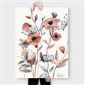 Picture of Pink Poppy Linen _GroupedProduct_Rectangle_Portrait_Canvas_