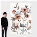 Picture of Pink Poppy Linen _GroupedProduct_Rectangle_Portrait_Canvas_
