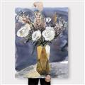 Picture of White Flower in Vase l _GroupedProduct_Rectangle_Portrait_Canvas_