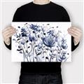 Picture of Indigo Blossom l _GroupedProduct_Rectangle_Landscape_Canvas_