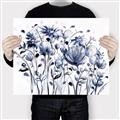 Picture of Indigo Blossom l _GroupedProduct_Rectangle_Landscape_Canvas_