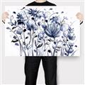 Picture of Indigo Blossom l _GroupedProduct_Rectangle_Landscape_Canvas_