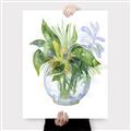 Picture of Green Vase I  _GroupedProduct_Rectangle_Portrait_Canvas_