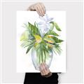 Picture of Green Vase II  _GroupedProduct_Rectangle_Portrait_Canvas_