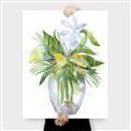 Picture of Green Vase II  _GroupedProduct_Rectangle_Portrait_Canvas_