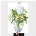 Picture of Green Vase II  _GroupedProduct_Rectangle_Portrait_Canvas_