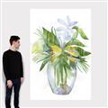 Picture of Green Vase II  _GroupedProduct_Rectangle_Portrait_Canvas_