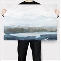 Picture of Slow Waters Blue _GroupedProduct_Rectangle_Landscape_Canvas_