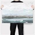 Picture of Slow Waters Teal  _GroupedProduct_Rectangle_Landscape_Canvas_