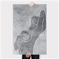 Picture of Hold a Pose Gray _GroupedProduct_Rectangle_Portrait_Canvas_