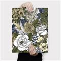 Picture of Detailed Floral in Color  _GroupedProduct_Rectangle_Portrait_Canvas_