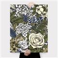 Picture of Detailed Floral in Color  _GroupedProduct_Rectangle_Portrait_Canvas_