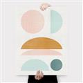 Picture of Pastel Modern II  _GroupedProduct_Rectangle_Portrait_Canvas_