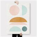 Picture of Pastel Modern II  _GroupedProduct_Rectangle_Portrait_Canvas_