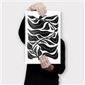 Picture of Noir Leaves II  _GroupedProduct_Rectangle_Portrait_Canvas_