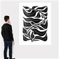 Picture of Noir Leaves II  _GroupedProduct_Rectangle_Portrait_Canvas_