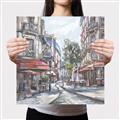Picture of European Cafe Bar _GroupedProduct_Square_Canvas_