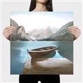 Picture of At the Dock  _GroupedProduct_Square_Canvas_