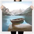 Picture of At the Dock  _GroupedProduct_Square_Canvas_
