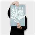 Picture of Coral Leaves II _GroupedProduct_Rectangle_Portrait_Canvas_