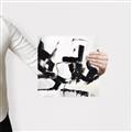Picture of Black Abstract with Fine Line _GroupedProduct_Square_Canvas_