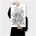 Picture of Sketched Flower I _GroupedProduct_Rectangle_Portrait_Canvas_