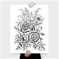 Picture of Sketched Flower I _GroupedProduct_Rectangle_Portrait_Canvas_