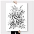 Picture of Sketched Flower I _GroupedProduct_Rectangle_Portrait_Canvas_