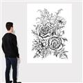 Picture of Sketched Flower I _GroupedProduct_Rectangle_Portrait_Canvas_