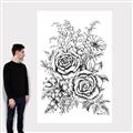 Picture of Sketched Flower I _GroupedProduct_Rectangle_Portrait_Canvas_