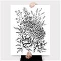 Picture of Sketched Flower II  _GroupedProduct_Rectangle_Portrait_Canvas_