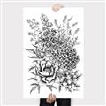 Picture of Sketched Flower II  _GroupedProduct_Rectangle_Portrait_Canvas_
