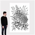 Picture of Sketched Flower II  _GroupedProduct_Rectangle_Portrait_Canvas_