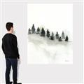 Picture of Misty Forest Trees _GroupedProduct_Rectangle_Portrait_Canvas_